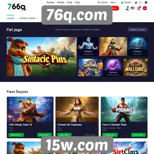 Comparativo entre 76q.com e outros sites de jogos